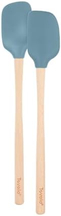 Tovolo Mini Spoon Spatula Wooden Handle Set by Tovolo