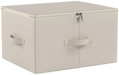 Fabric Storage Bins with Lid, Folding Large Clothes Storage Bin - Image 4