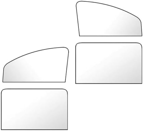 4 PCS Car Side Window Sun Shades, Sun Protection & Heat Blocking Shade by Unknown
