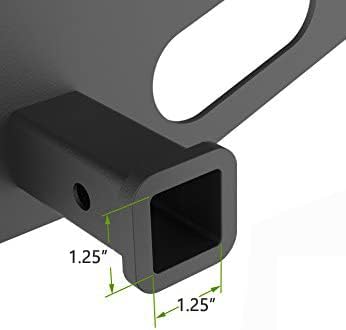 Dragon 3D Emblem Trailer Hitch Cover Tube Plug Insert Fits 1.25" Receivers - Image 2