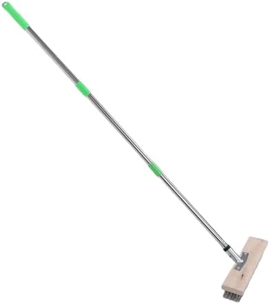 GOWENIC Floor Brush with Telescopic Handle, Stainless Steel Wire Scrubbing Brush - Image 3