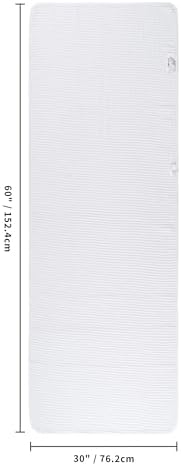 POLYTE 380 GSM Poly Blend Microfiber Quick Dry Waffle Bath Towel, 30x60 in - Image 2