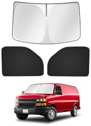 Canvcle Window Shades for 1996-2026 Chevrolet/Chevy Express & GMC Savana by Canvcle