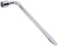 Car Spare Tire Wrench, 23mm L-Type Steel Hexagon Slotted End Socket Tire Repair by Norkmdi