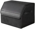 car organizers and storage for SUV, trunk organizer for sedan, leather foldable by SunshineSkyAutoProducts