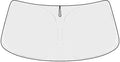 Proadsy Custom Fit 2011-2023 Chrysler 300 Windshield Sun Shade, Blocks Heat by Proadsy