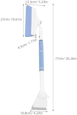 DOITOOL Telescoping Snow Brush Ice Scraper, Aluminum Alloy Car Winter Tool - Image 2