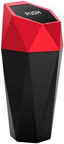 Ginsco Car Trash Can with Lid, Mini Car Garbage Can, Car Trash Bin Car by Ginsco