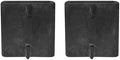 2PK Rubber Tire Cleats Tie Down Blocks by MegaCargoControl