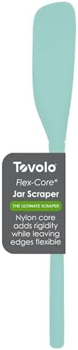 Tovolo Silicone Jar Spatula Long Handled Rubber Scraping Scooping Tool by Tovolo