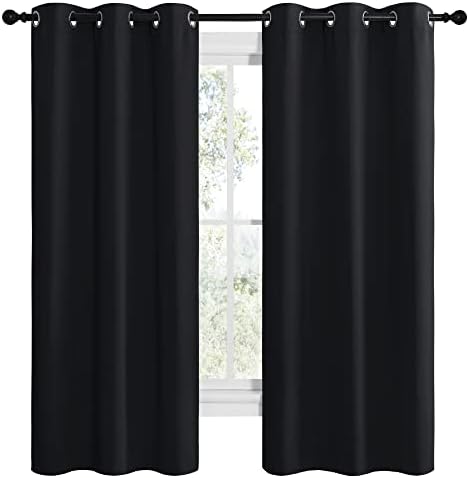 NICETOWN Black Blackout Curtains - Image 2