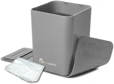 Car Trash Can with Stability Wings – Leakproof Portable Garbage Bin by HAUSSIMPLE