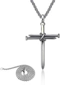 Nail Cross Pendant for Car Rearview Mirror, 3 Nails Metal Cross Car Rear View by Unknown