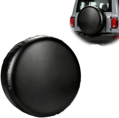 GLOBLELAND 27-30 inch Black Spare Tire Cover by GLOBLELAND