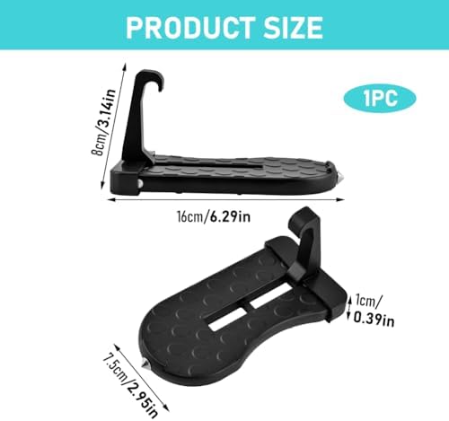 Car Door Step, 400lb Capacity, 6.3-inch Platform Suitable - Image 2