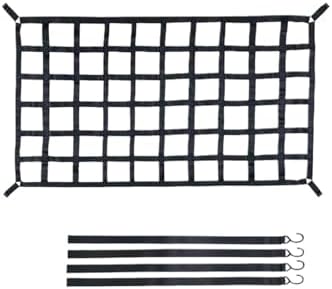 Cross Rail Roof Rack Trunk Rooftop Net Mesh Cargo Truck Trailer Dumpster Extend - Image 2