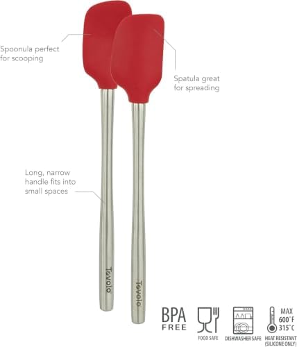 Tovolo Flex Core Mini Silicone Spatula Spoonula Set of 2 - Image 2