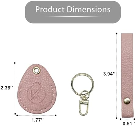 Leather Key Fob Holder, Access Card Key Chains RFID Protector, NFC Smart Key - Image 4