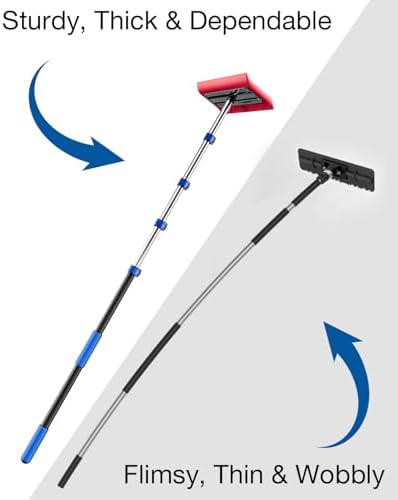 Roof Rakes for Snow Removal, 20FT Telescoping Snow Rake for House Roof - Image 7