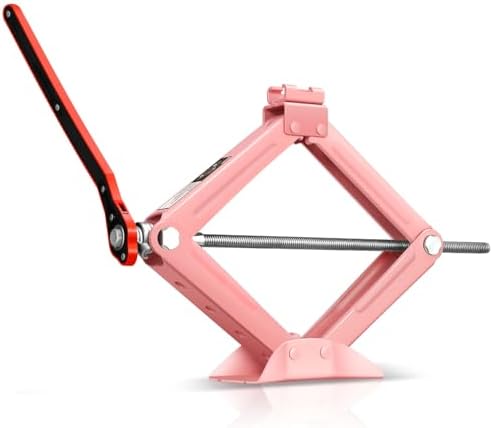 Auto Dynasty Scissor Jack, 1.5 Ton Portable Car Lift Jack, Quick Lift Car Tire by AutoDynasty