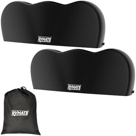 RVMATE Triple Axle Tire Covers, Fits 27"-29" Diameter Tires, 2 Pack by RVMATE