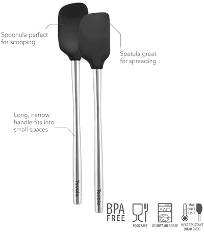 Tovolo Flex Core Mini Silicone Spatula Spoonula Set of 2 - Image 3