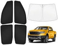 KUST Car Window Shades for Ford Ranger 2019-2025 2026 4-Door Windshield Sun by KUST