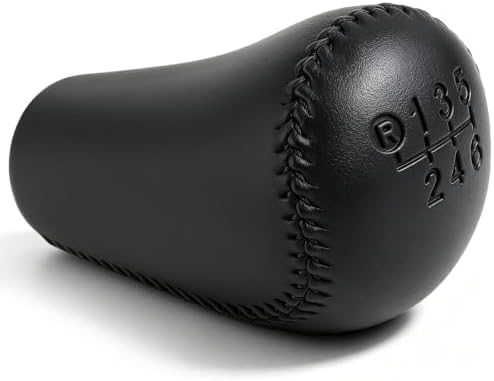 GoaMotors 6 Speed Leather Manual Gear Shift Knob by GoaMotors