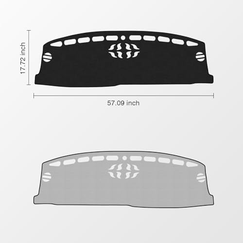 KUST Black Dash Cover for 2020-2025 2026 Ford Escape Left Hand Driving - Image 2