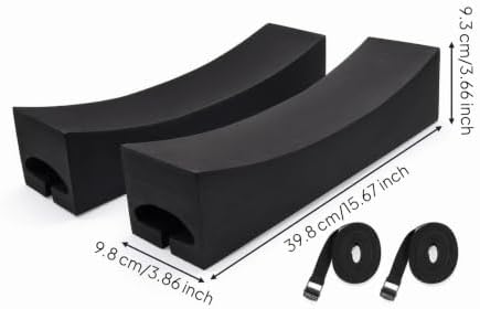 Gralara 2 Pieces Soft Roof Rack Pads Temporary Wave Board Roof Pads Board - Image 5