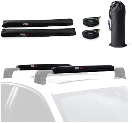 OMAC 19" Roof Pad for Surfboard Kayak Canoe Cross Bar Protector Carrier by OMAC