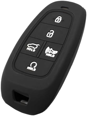 Silicone Key Fob Cover Fit for Hyundai Sonata Santa Fe Tucson Ioniq Palisade by EYANBIS