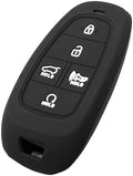 Silicone Key Fob Cover Fit for Hyundai Sonata Santa Fe Tucson Ioniq Palisade by EYANBIS