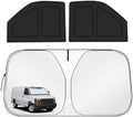 for Chevy Express 1996-2026 Front Windshield & Side Window Covers by Lonyaqui