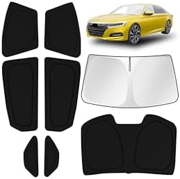 KUST Car Window Shades for Honda Accord 2018-2022 Windshield Sun Shade Side by KUST