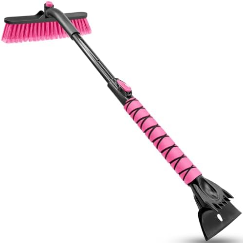HEEYA Snow Brush for Car, Extendable Ice Scraper by HEEYA
