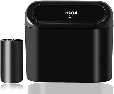 Car Trash Can Bin with Lid by SGLRT