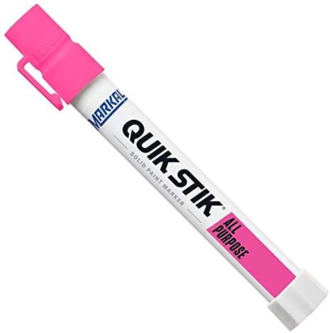 Markal 61044 Quik Stik All Purpose Solid Paint Marker, Fluorescent Pink - Image 4