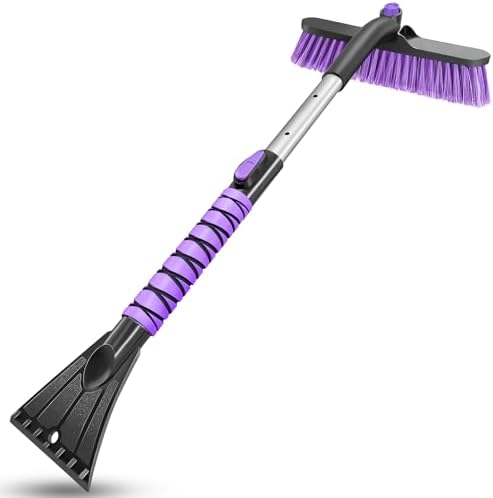 HEEYA Ice Scraper with 12.6 Inch Large Brush Head, Snow Brush by HEEYA