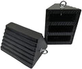 ROBLOCK 2 Pack Wheel Chocks Rubber Heavy Duty Black by ROBLOCK