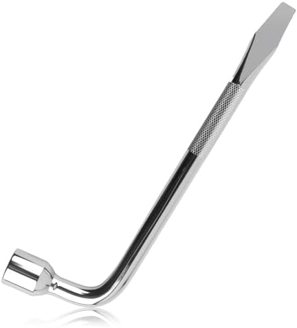 Car L-Shape 19mm Lug Wrench, Double-Ended Tire Lug Nut Wrench by Unknown