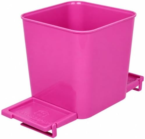Car Trash Can for Vehicles Leakproof Compact Garbage Bin w/ Stability Flap by HAUSSIMPLE