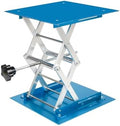Lab Jack, 12x12 Inch Anodized Aluminum Lifting Platform, 80‑375mm Vertical Lift by XUNKUANER