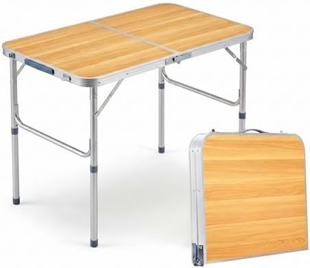 3ft Aluminum Folding Table, Portable Camping Table by Unknown