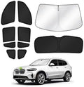 Canvcle Sunshades for 2018-2024 BMW X3 Accessories Windshield Sun Shade Side by Canvcle