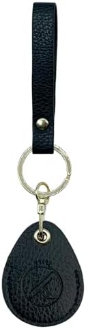 Leather Key Fob Holder, Access Card Key Chains RFID Protector, NFC Smart Key by KRSURERICHER