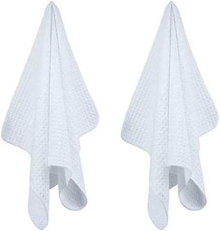 POLYTE 380 GSM Microfiber Waffle Kitchen Dish Tea Towel, 16x28 in, 18 Pack - Image 2