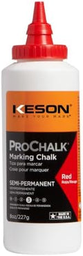 Keson Marking Chalk Refill, 8 Oz by KESON-MAKEYOURMARK