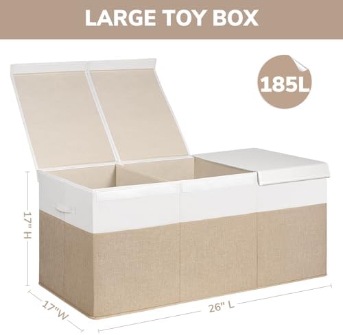 INDRESSME 185L Extra Large Toy Storage Box - Image 4