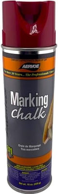 Aervoe 216 20-Oz Lead-Free Non-Clogging Can Temporary Marking Chalk Spray by Aervoe